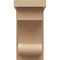 Ekena Millwork 6"W x 6"D x 12"H Wide Alma Rough Cedar Woodgrain TimberThane Corbel, Primed Tan CORUR06X06X12ALMRCPR - alternate 3